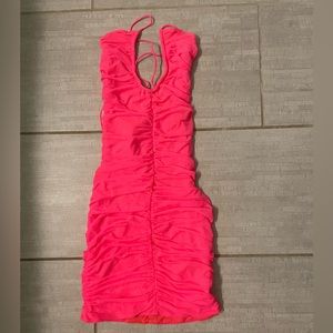 Short Hot Pink Dress